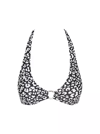 DARLING HARBOUR | Haut de bikini à col halter pour femmes | schwarz